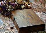 Дубова вінтажна коробка для подарунків (еліт), фото 7