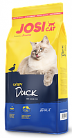 JosiCat Cripy Duck (Йозіке Кріспі Дак) сухий корм з качкою для дорослих котів з помірною активністю 10 кілограмів.
