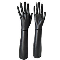 Манекен руки Пара (левая и правая) короткие чёрного цвета