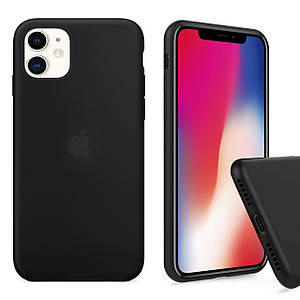 Чохол накладка xCase для iPhone 11 Silicone Case Full black