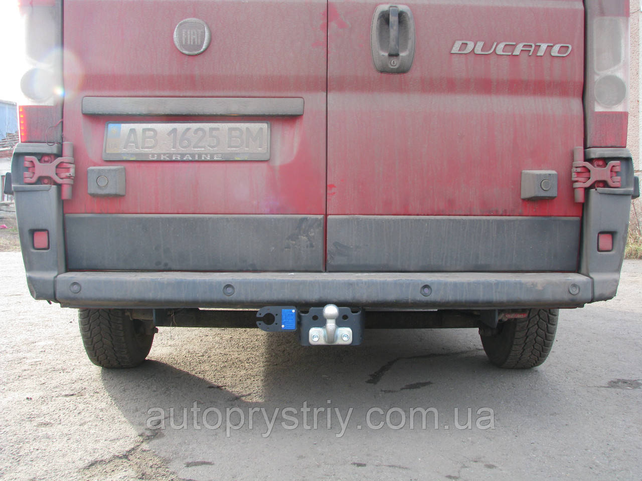 Фаркоп - Fiat Ducato Мікроавтобус (1994-2006) з'ємний литий на 2 болтах на пластині