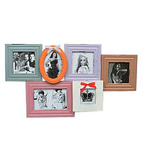 🔥Декоративна фоторамка з 6 фотографій різних форматів