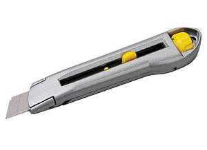 Ніж 18 мм подвійний металевий фіксатор MASTERTOOL 17-0078
