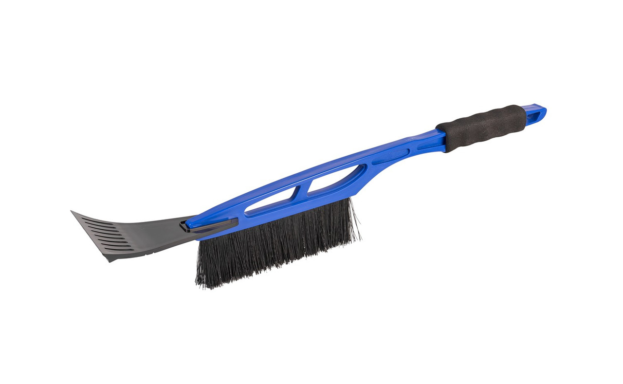 Автомобільна щітка зі скребком 175*10 мм L 520 мм, синя MASTERTOOL 84-0004