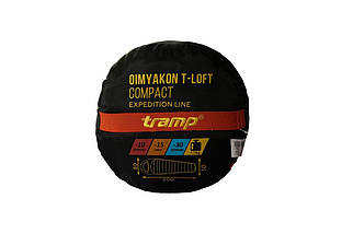 Спальний мішок-кокон Tramp Oimyakon Compact 200 см (TRS-048C-R) зимовий, фото 5