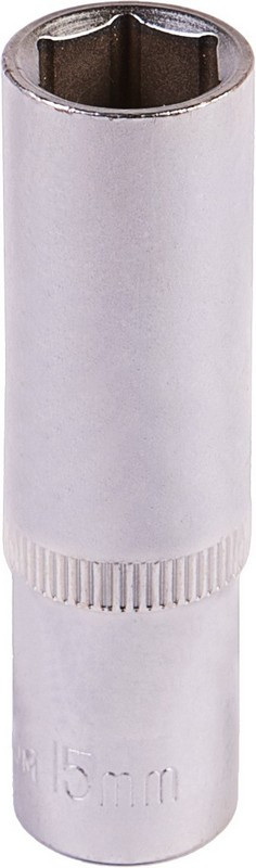 Насадка торцева 6-гранна подовжена 1/2", 15 мм CRV MASTERTOOL 78-0515