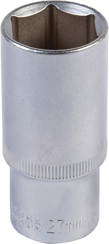 Насадка торцева 6-гранна подовжена 1/2", 27 мм CRV MASTERTOOL 78-0527