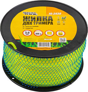 Лісочка для тріммера 3,00 мм* 108 м, 1 кг, "квадрат" MASTERTOOL 19-2430