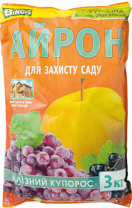 Залізний купорос Айрон (сульфат заліза, фунгіцид) 3 кг, фото 1