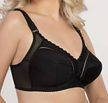 Бюстгальтер великого розміру без кісточок, білий, фото 7