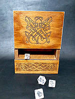 Dice Tower/Підземелля і Дракони/Маска для кидання кубиків/Dice Tower "DnD" з гравіюванням