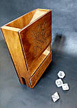 Dice Tower/Підземелля і Дракони/Маска для кидання кубиків/Dice Tower "DnD" з гравіюванням, фото 5