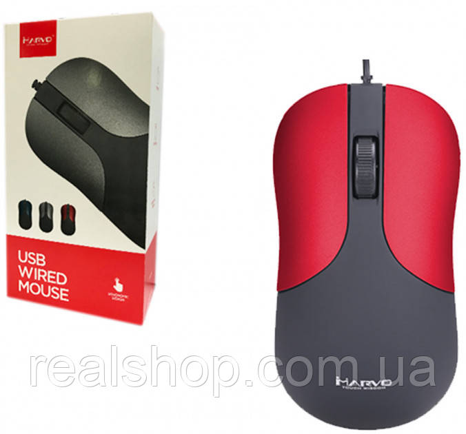 Миша Marvo DMS002 USB RED, фото 1