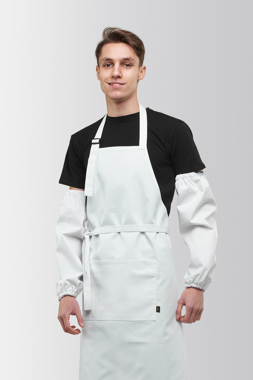 Купить Нарукавники для Повара, продавца, флориста Белые | VSETEX