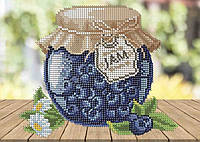 Схема для вишивання бісером Чорничний джем