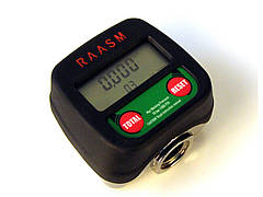 Електронний лічильник для дизельного палива і масла RAASM 1/2 (1-40 л/хв) (похибка 0.2-0.3%) Італія