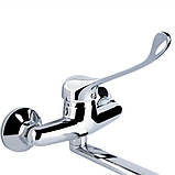 Змішувач для кухні Lidz (CRM) Watt 83 009 настінний, фото 3