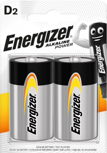 Алкалінові Батарейки D/LR20 POWER Energizer