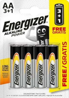Батарейки лужні АА Energizer POWER AA LR6 7638900246599, фото 1