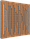 Vicoustic Wavewood Diffuser Ultra MKII звукопоглинаюча та розсіююча панель (3шт), фото 7