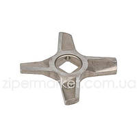 Нож для мясорубки D=47mm s=5mm Отв.=9x9mm NR5 (2-х стор.) ZMMA025X (A861009) Zelmer Zipexpert