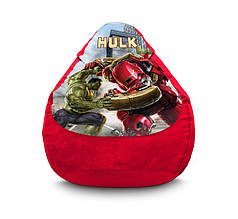 Крісло мішок "Hulk and Iron Man" Флок