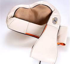 Роликовий масажер для тіла Massager of neck kneading, Масажер-пояс шіацу для спини, шиї та плечей із підігрівом, фото 4