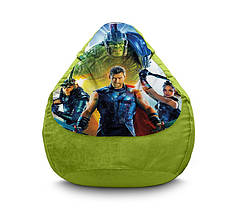Крісло мішок "Hulk, Thor, Loki and Valkyrie" Флок
