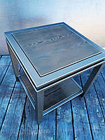 Столик журнальний, кавовий Loft Classic встиле LOFT 500х500х500 "Jim Morrison"