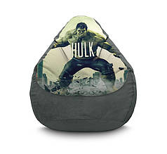 Крісло мішок "Hulk. Distruction" Флок