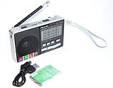Радіоприймач багатодіапазонний GOLON RX-2277, FM/AM/SW(1-6), USB/microSD, mp3, акумулятор Li-Ion BL-5С, фото 6