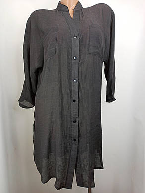 Пляжная рубашка с карманами Z.Five 1910 черная на 44-48 размер, фото 1