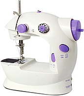 Швейная машинка электромеханическая с педалью и адаптером Sewing Machine FHSM 202 White