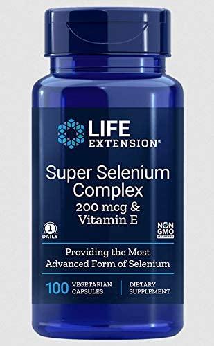 Селен з вітаміном Е Life Extension Super Selenium Complex & Vitamin E 200 mcg 100 капсул