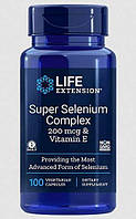 Селен с витамином Е Life Extension Super Selenium Complex & Vitamin E 200 mcg 100 капсул