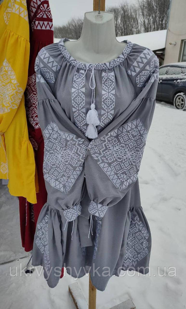 Плаття жіноче "Анна" сіре
