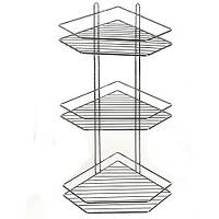 Полка в ванную угловая STENSON 20.5 х 20.5 х 62.9 см (MH-1982)