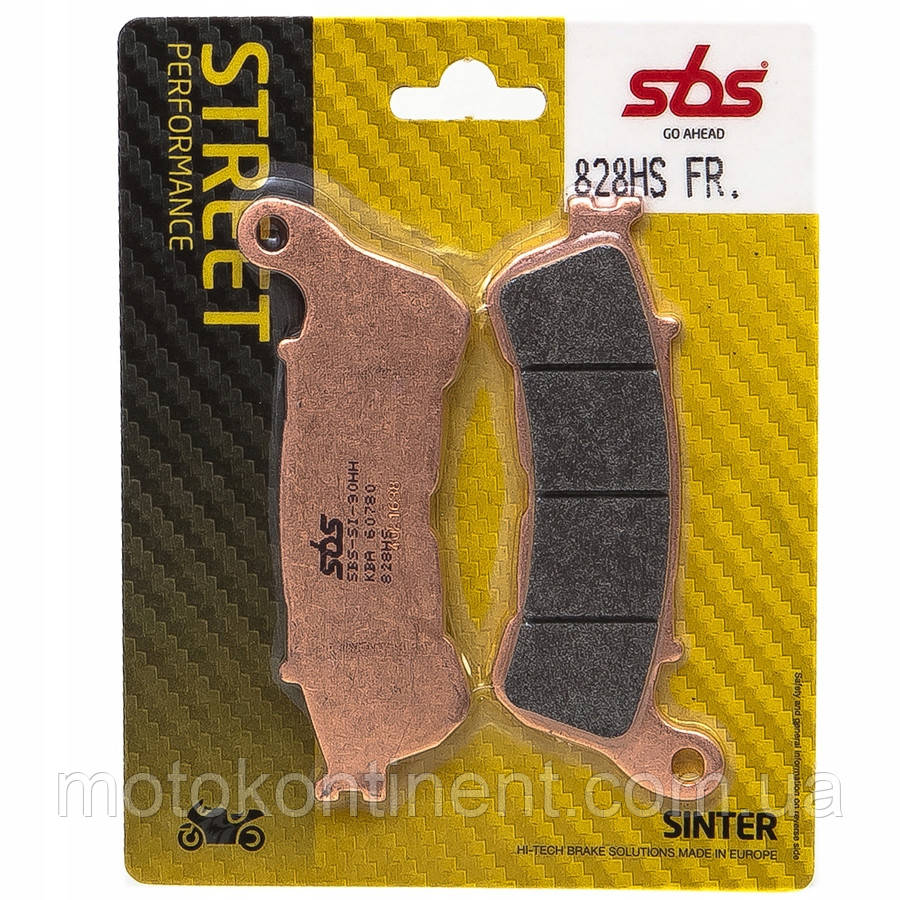 Мотоколодки SBS 828HS  аналог Ferodo FDB2196,TRW MCB776,EBC FA388,BREMBO 07HO57SA ,Braking 910CM55