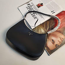 Шкіряна жіноча сумка-лепіка Prada (Прада) LUX+++