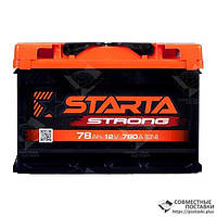 Аккумулятор Starta Strong 78 А.З.Е. с круглыми клеммами | R, EN780 (Европа)