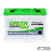 Аккумулятор Green Power Max 62 А.З.Е. Japan со стандартными клеммами | R, EN600 (Европа)