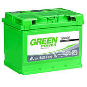 Аккумулятор Green Power 60 А.З.Г. со стандартными клеммами | R, EN540 (Европа)