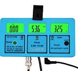 Стаціонарний комбінований монітор РН-117 pH, EC, CF, TDS, Temp - monitor, фото 3