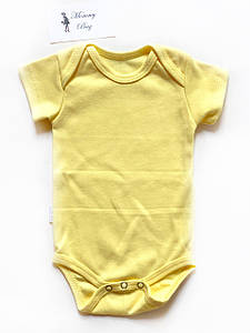 Боді Baby body (Лимонний) р.56 (0-3 міс)