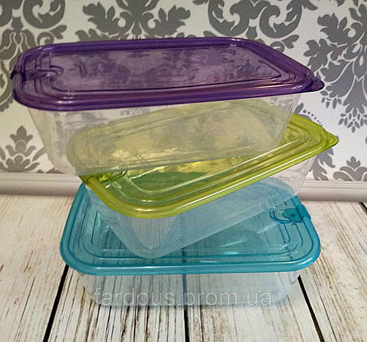 Купить Контейнер пищевой прямоугольный с крышкой, цена 17.20 ₴ — Prom ...