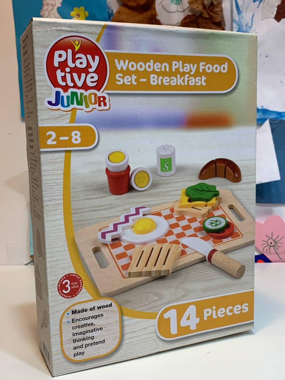 Дерев'яна ігрова їжа "Завтрак" PlayTive 14 ел Німеччина, фото 1