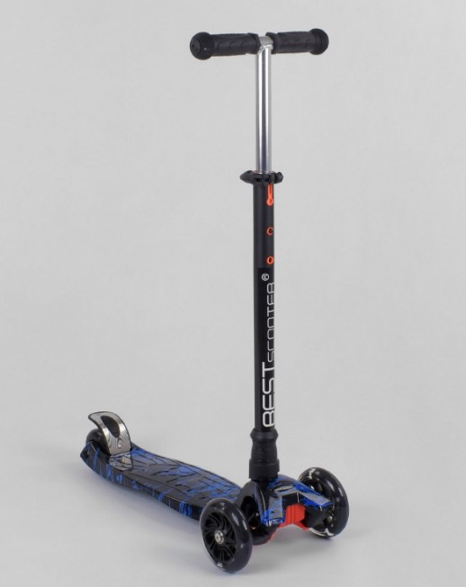 Самокат триколісний дитячий Maxi Best Scooter 779-1528 колеса світяться