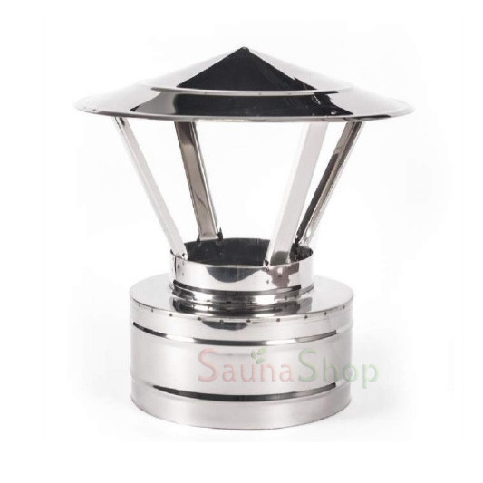 Грибок термо для димоходу, нержавіюча сталь, фото 1