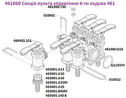 461060 Секція пульта управління 6-ти ходова 461