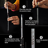 Виномір побутовий капілярний (вимірювання спирту у вині), фото 6